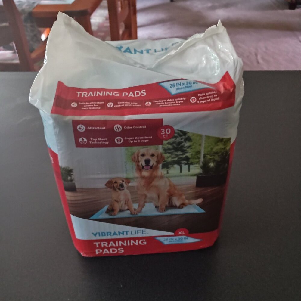 VibrantLife Dog training pads 30 count XL